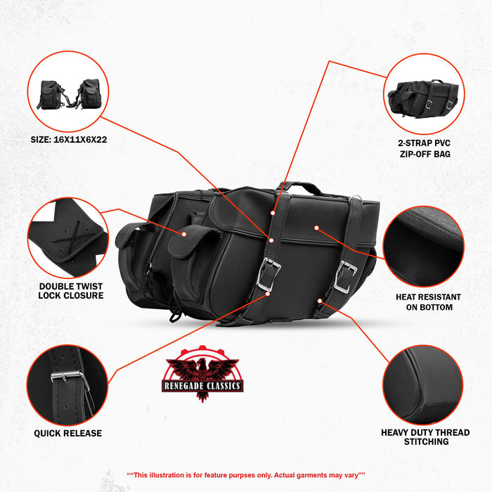 Two Strap Saddle Bag