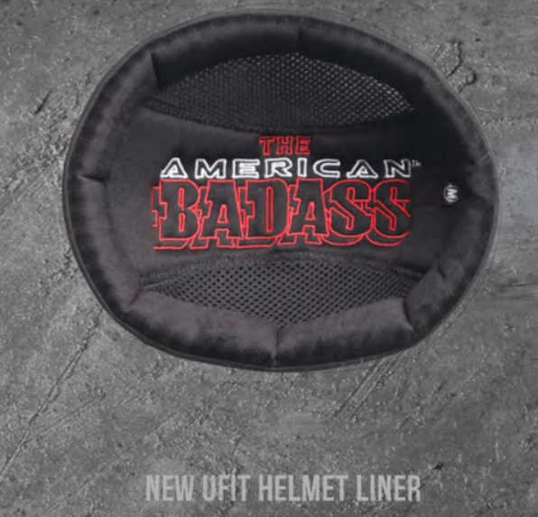U-Fit Black Helmet Liner for American BADASS