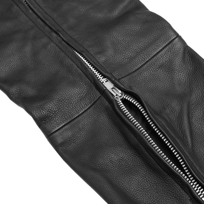 Unisex Adjustable Side Snap Beltless Chap