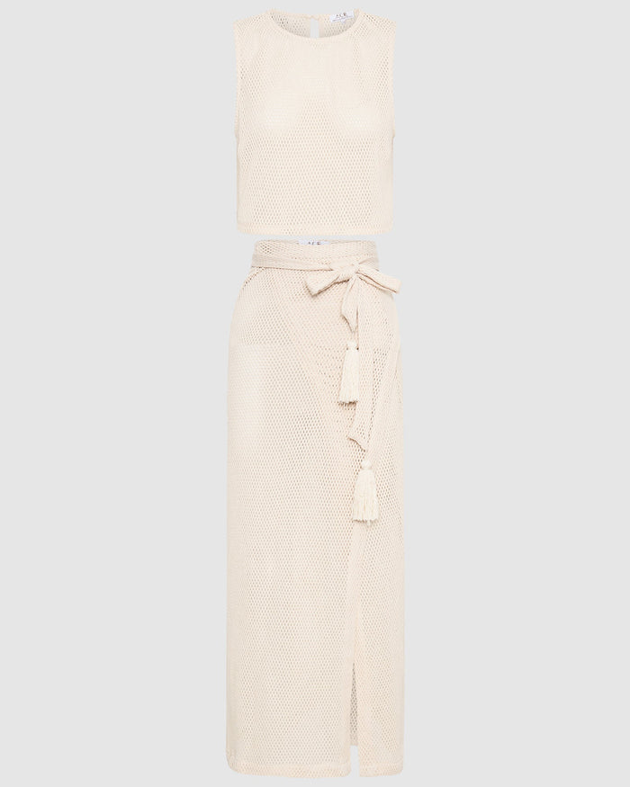 Verona Skirt Set  - Coconut