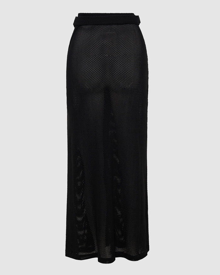 Verona Wrap Skirt - Liquorice