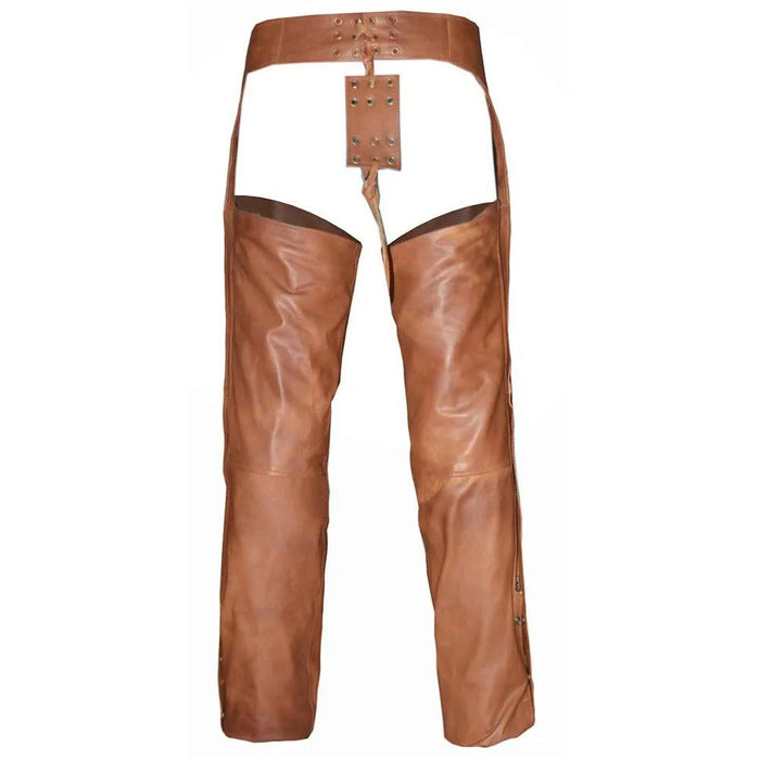 Vixen - Women's Premium Lambskin Leather Motorcycle Chaps