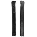 VXP505 Men's Black Universal Vest Expander Panel with Black Oxides Zip (Single Piece)