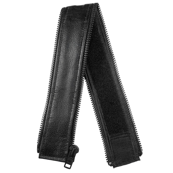 VXP505 Men's Black Universal Vest Expander Panel with Black Oxides Zip (Single Piece)