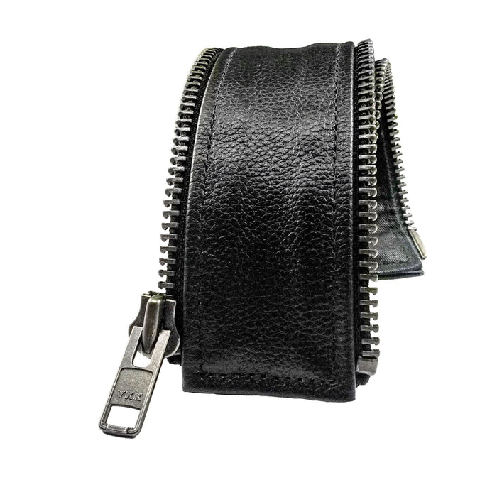 VXP52 Men's Black Universal Vest Expander Panel with Gun Metal Zip # 10 (Single Piece)