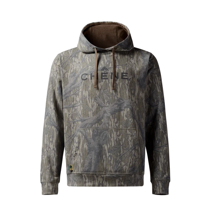 Washed Out Camo Logo Hoodie in Mossy Oak Original Treestand, front view #mossy_oak_original_treestand