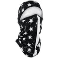 WB4L91 Convertible Balaclava, SportFlex(tm) Series, Black & White Flag