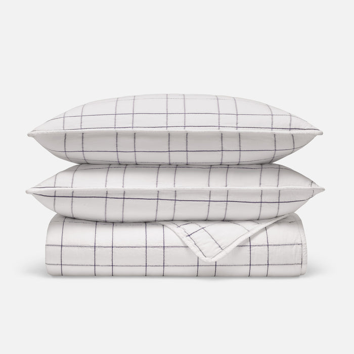 White Windowpane / Twin/Twin XL