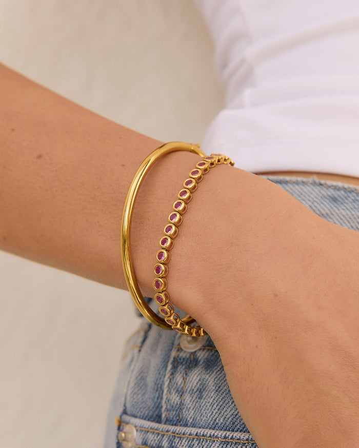 Winona Gold Bracelet - Rose