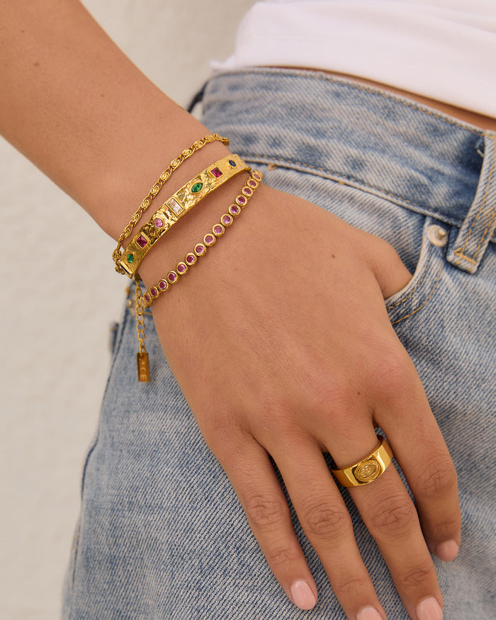 Winona Gold Bracelet - Rose