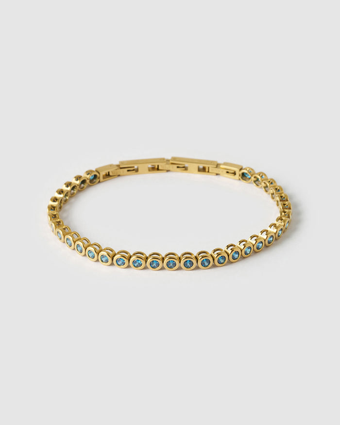 Winona Gold Bracelet - Sapphire