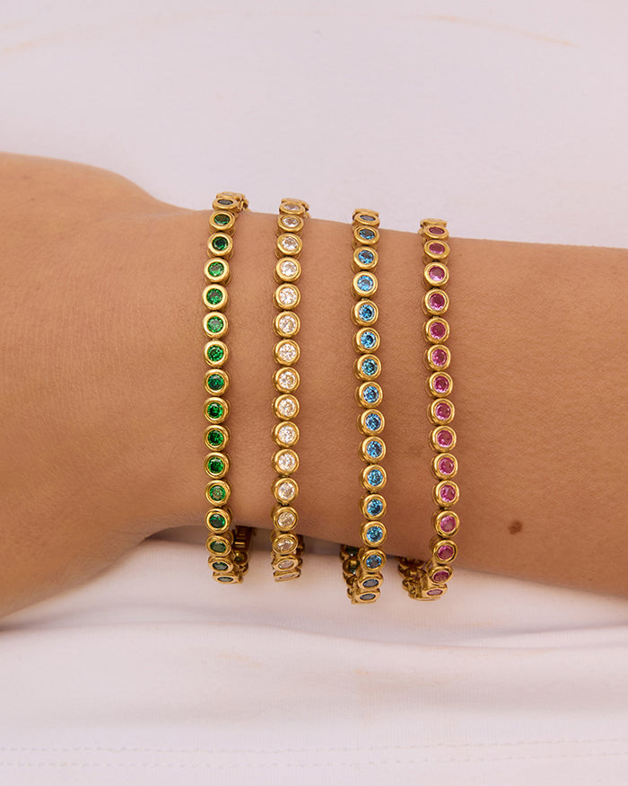 Winona Gold Bracelet - Sapphire