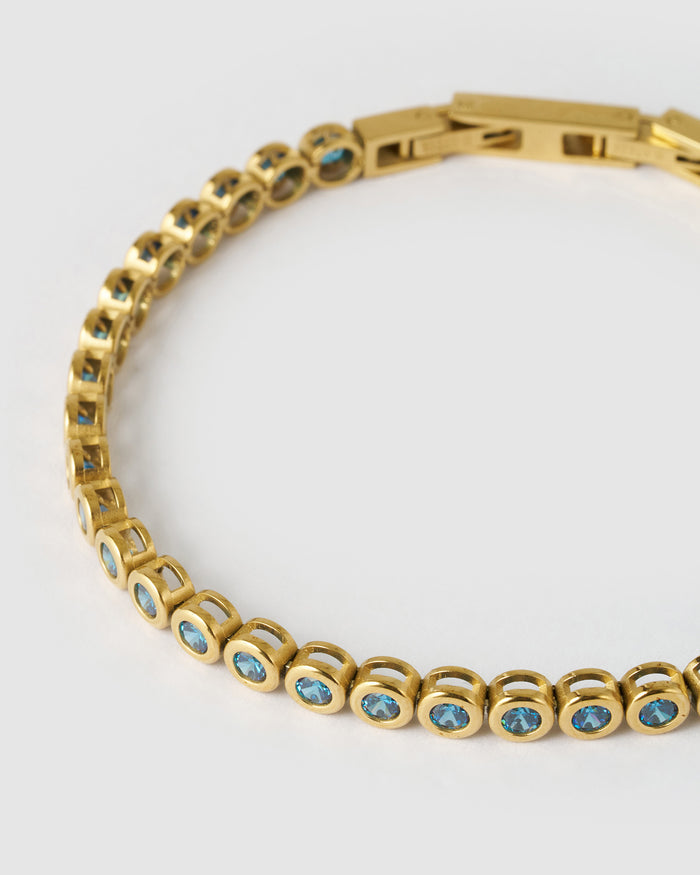 Winona Gold Bracelet - Sapphire