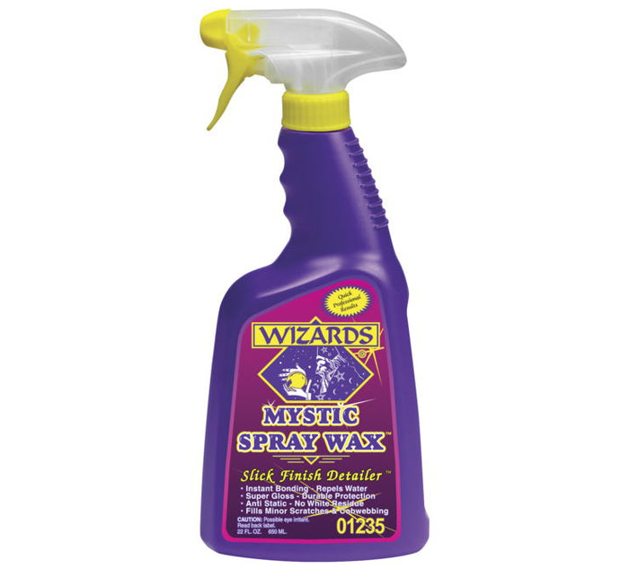 Wizards Mystic Spray Wax Slick Finish Detailer