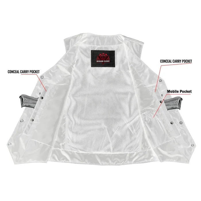 Women's Classic Plain Side Vest