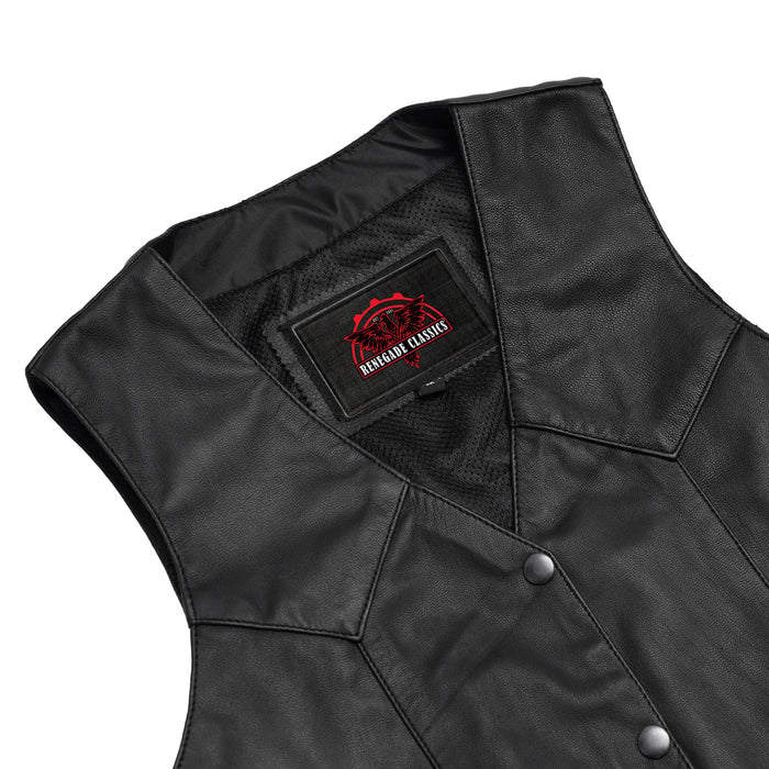 Women's Classic Plain Side Vest