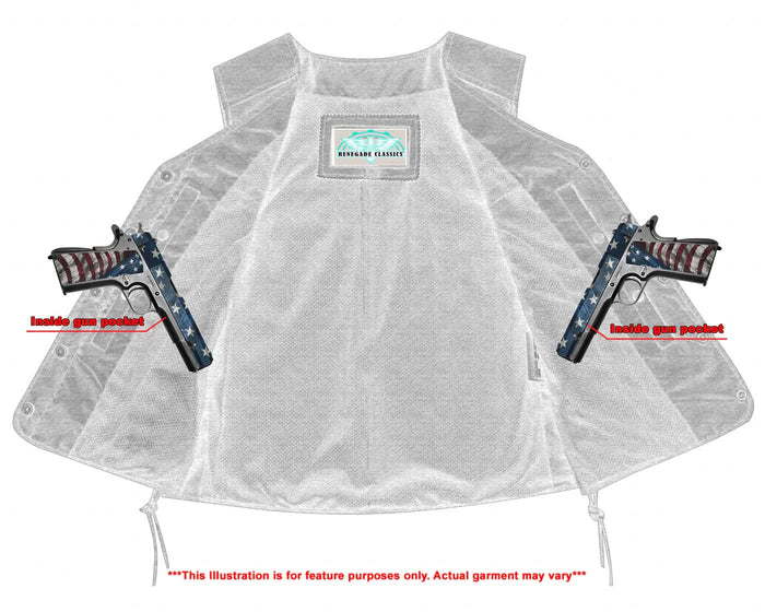 Women's Light Weight Open Neck Vest