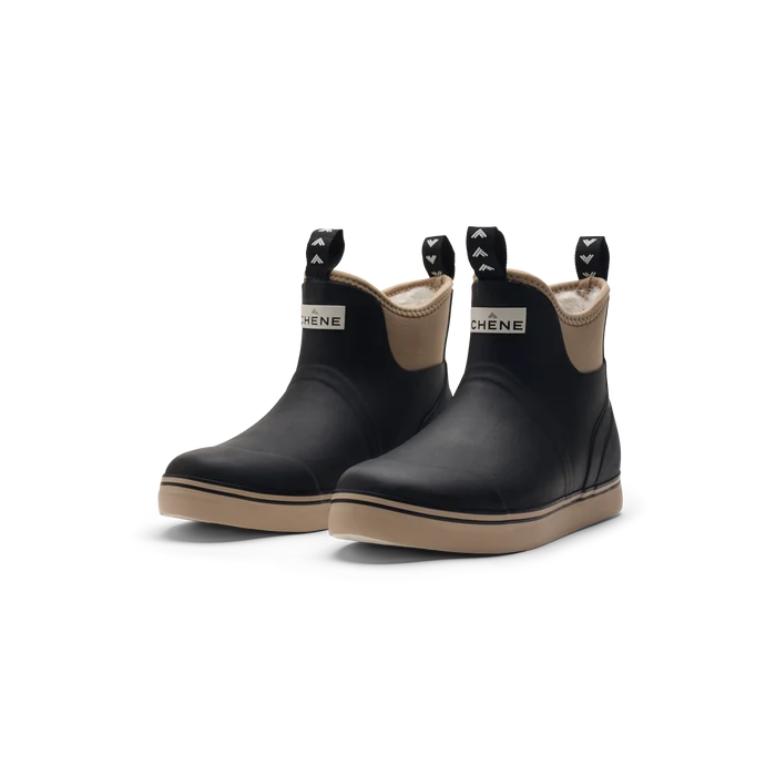 Women's Sherpa Fleece Scout Boot in Black / Tan, product #black_/_tan