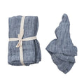 Woven Cotton & Linen Slub Napkins S/4