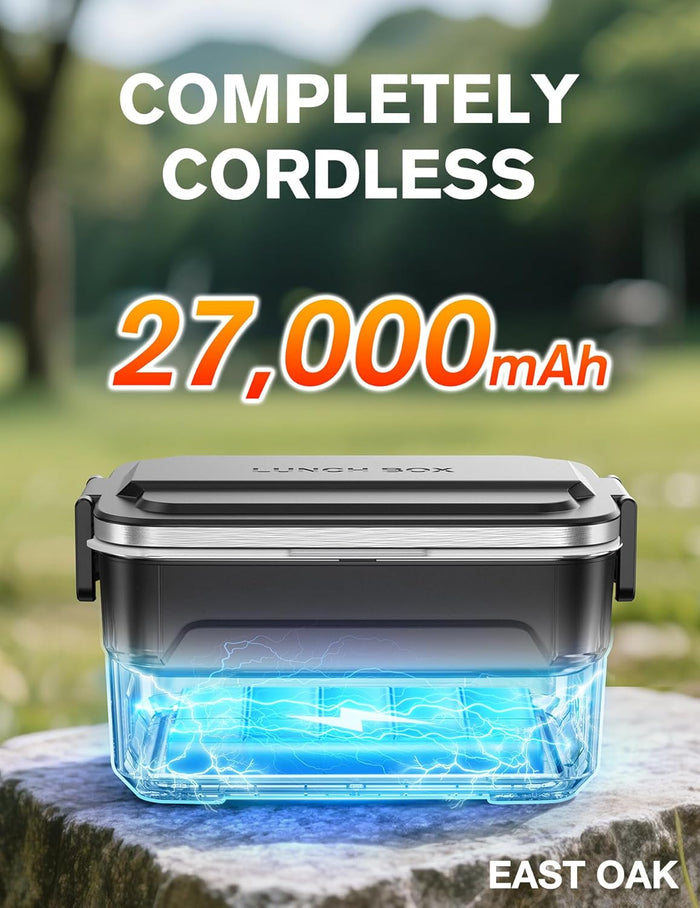 XL 6.3-Cup Cordless Electric Lunch Box for Adults