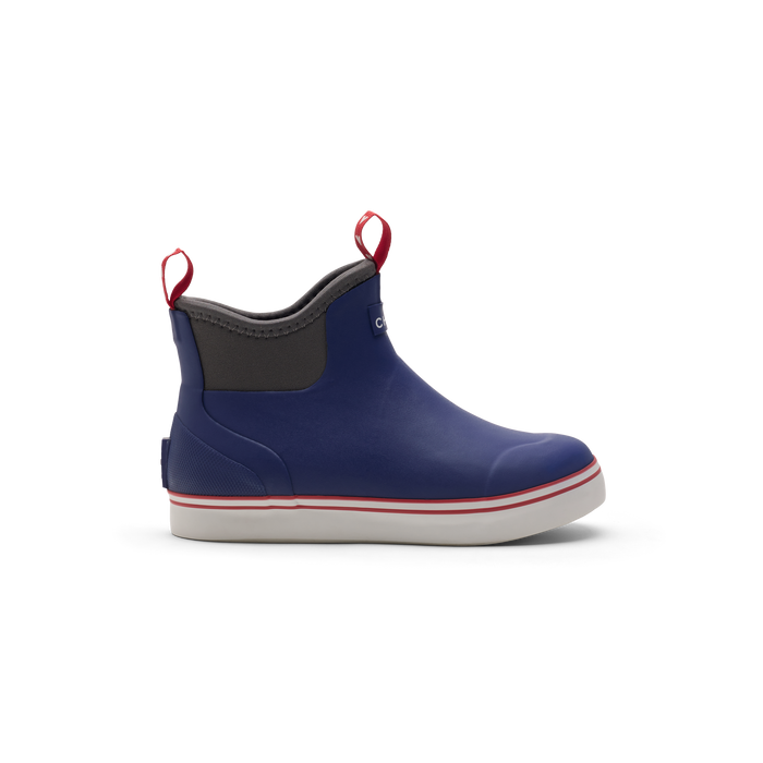 Youth Scout Deck Boot in Red / White / Blue, product #red_/_white_/_blue