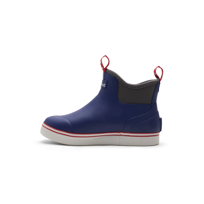 Youth Scout Deck Boot in Red / White / Blue, product #red_/_white_/_blue