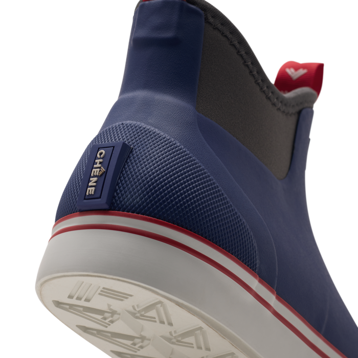 Youth Scout Deck Boot in Red / White / Blue, product #red_/_white_/_blue