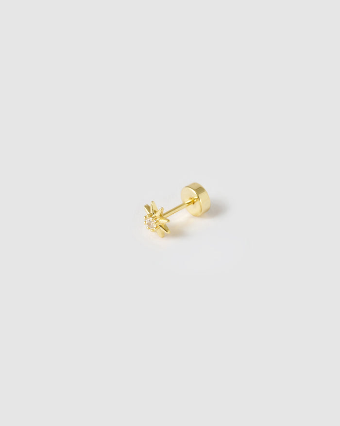 Zadie Flat Back Single Earring