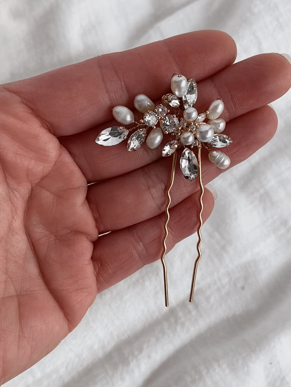 Olive & Piper Zoe Pearl Hair Pin